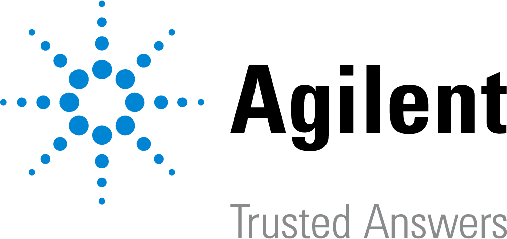 Logo „Agilent Technologies, Trusted Answers“