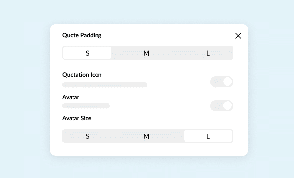 Enhanced quote blocks