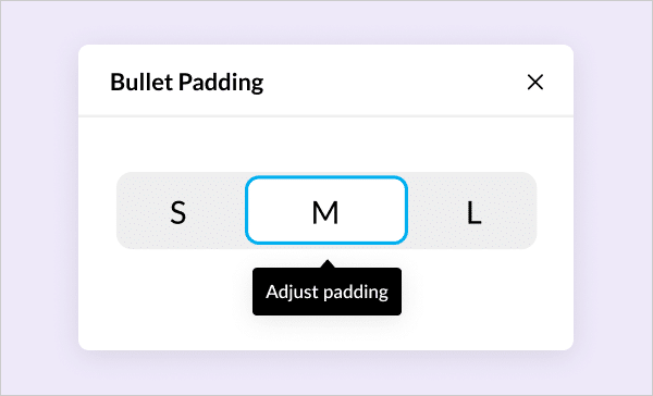 Enhanced list blocks